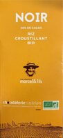 Noir riz croustillant