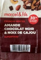 Crunchy pépites Amande Chocolat noir & Noix de cajou