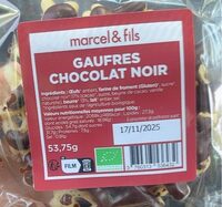 Gaufres chocolat noir