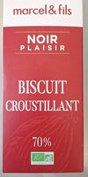 Chocolat noir plaisir 70%