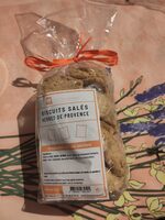 Biscuits salés herbes de provence