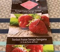 Sorbet fraise senga sengana
