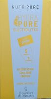Hydrapure Électrolytes - Saveur citron