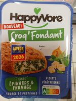 Croq'Fondant panés épinards & fromage