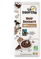 Chocolat noir dessert pâtissier 56% bio et équitable