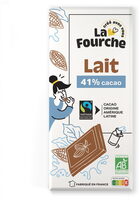 Chocolat au lait 41% bio et équitable