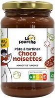 Pâte à tartiner chocolat noisettes bio