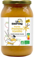 Purée pomme vanille bio