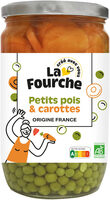 Petits pois très fins & carottes rondelles bio