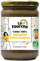 Tahin 100% Sésame Demi-Complet Bio