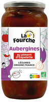 Aubergines Bio au Piment d'Espelette