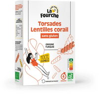 Torsades de Lentilles Corail Bio