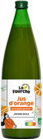 Jus d'orange sans pulpe ajoutée bio
