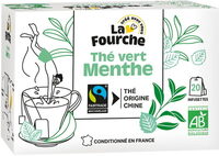 Thé vert menthe bio et équitable