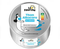 Thon albacore au naturel pêche responsable