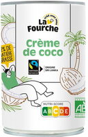 Crème de coco (22% de M.G.) bio et équitable