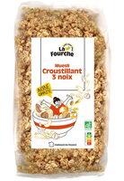 Muesli croustillant 3 noix bio