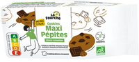 Cookies maxi pépites choco noisette bio