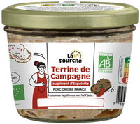 Terrine de campagne au piment d'Espelette bio