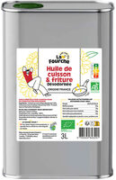 Huile de cuisson friture origine France bio