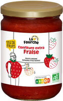 Confiture extra de fraise bio