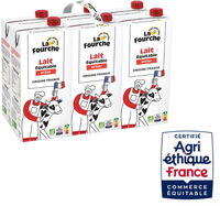 Lait entier bio et équitable