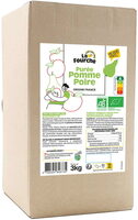 Purée pomme poire bio