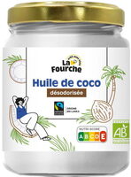 Huile de coco désodorisée bio et équitable
