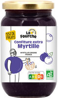 Confiture extra de myrtille origine France bio