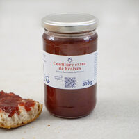 Confiture extra de fraises du nord