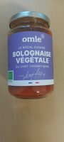 Sauce bolognaise végétale
