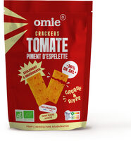 Crackers tomate et piment d'Espelette AOP