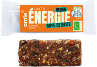Barre énergie banane coco