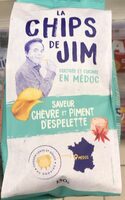 Chips saveur chevre et piment d’espelette