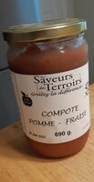 Compote pomme fraise