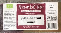 Pâte de fuit mûre