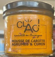 Mousse De Carotte Agrumes Et Cumin