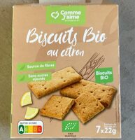 Biscuit bio citron