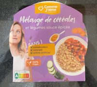 Melange de cereales et legumes