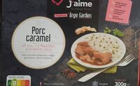 Porc caramel et riz basmati petits poiss
