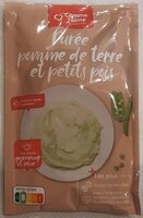 Purée pomme de terre et petits pois
