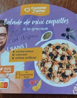 Salade de mini coquilles à la grecque