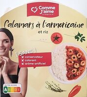 Calamars à l'armoricaine et riz