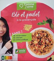 Blé et poulet à la provençale
