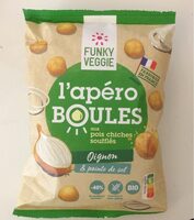 L'apéro Boules aux pois chiches souffle Oignon & pointe de sel