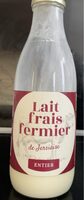 Lait frais fermier de Jersiaise entier