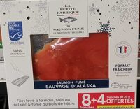 Saumon fumé sauvage d'Alaska
