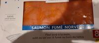Saumon fumé Norvège 8 tranches sans chair brune
