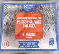 Saumon rouge du Pacifique fumée sauvage d'Alaska