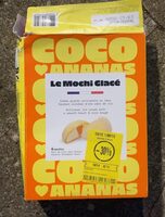 Le mochi glacé noix de coco coeur ananas